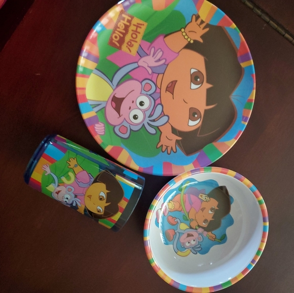 Dora 3 piece dinnerware set - Picture 3 of 7